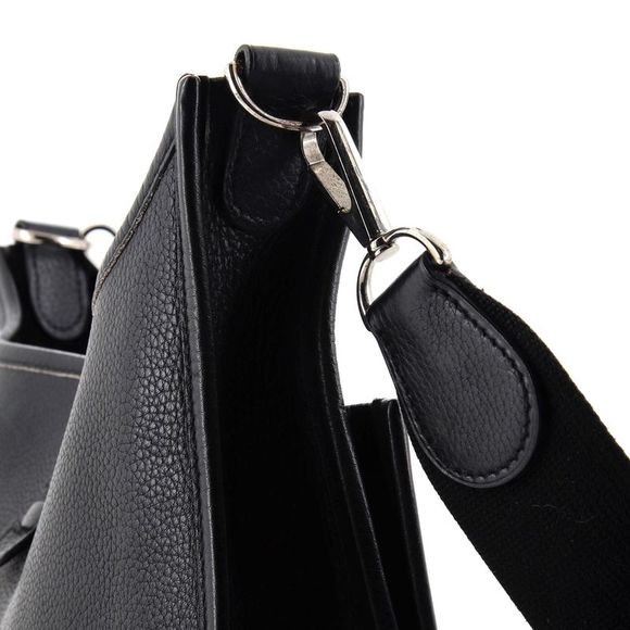 Hermes Evelyne Bag Gen II Vache Liegee PM Black - Picture 6 of 11